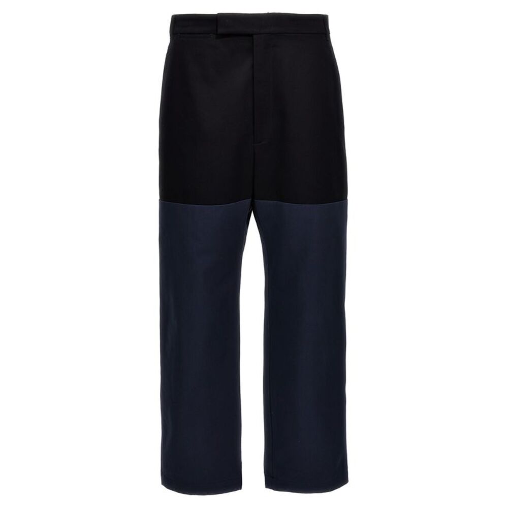 Thom Browne Blue Cotton Casual Men's Pants